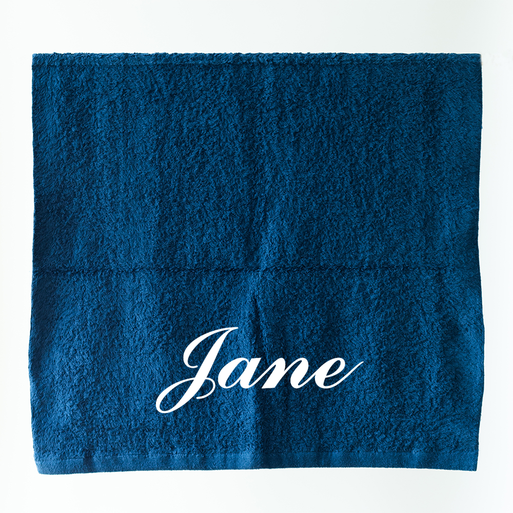 Gift Box - Personalized Lounge Bath Towel with Big Name (~500 GSM)
