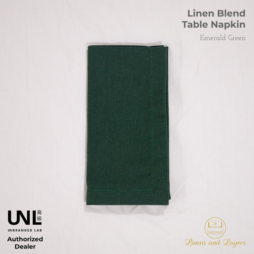 Unbranded Lab Fabric Linen Table Napkin - Linen Cotton Blend - Luncheon | Dinner Sizes