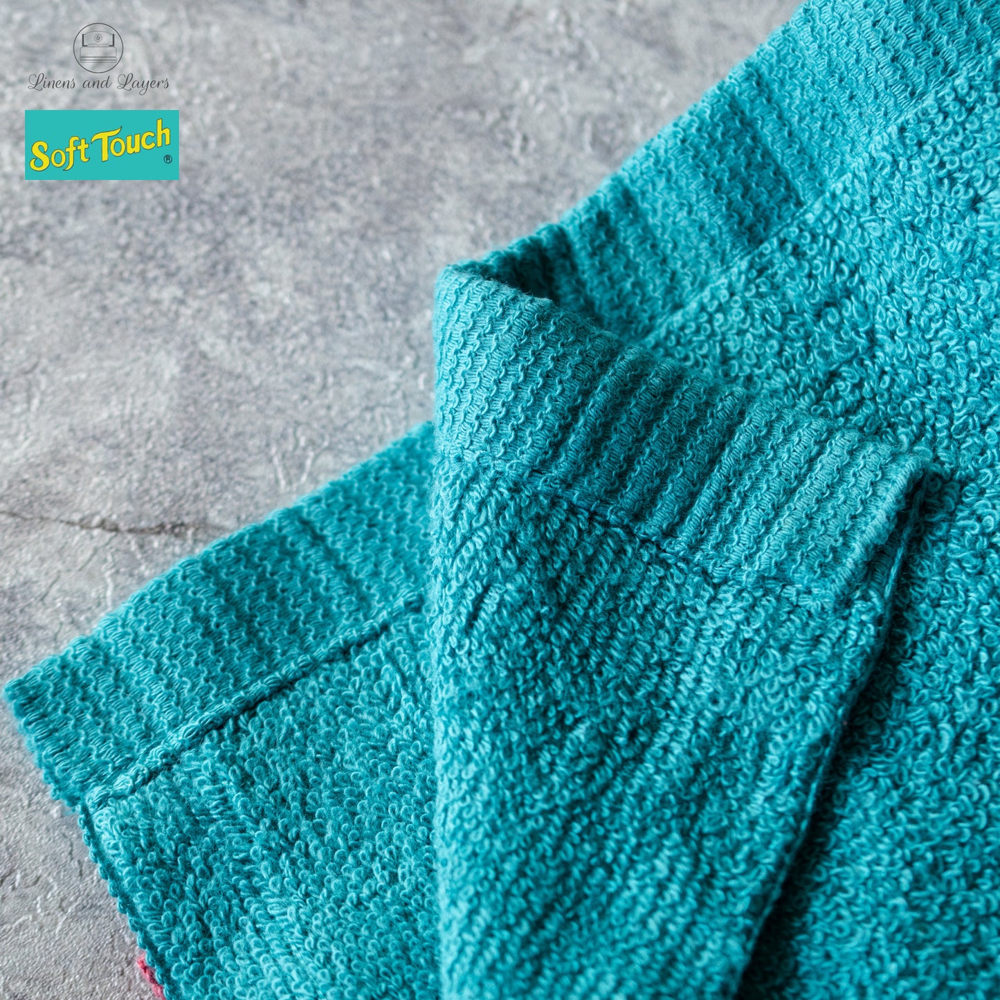 Soft Touch Face Towel (370 GSM) - H-1313 Terrycloth - 13x13 inches