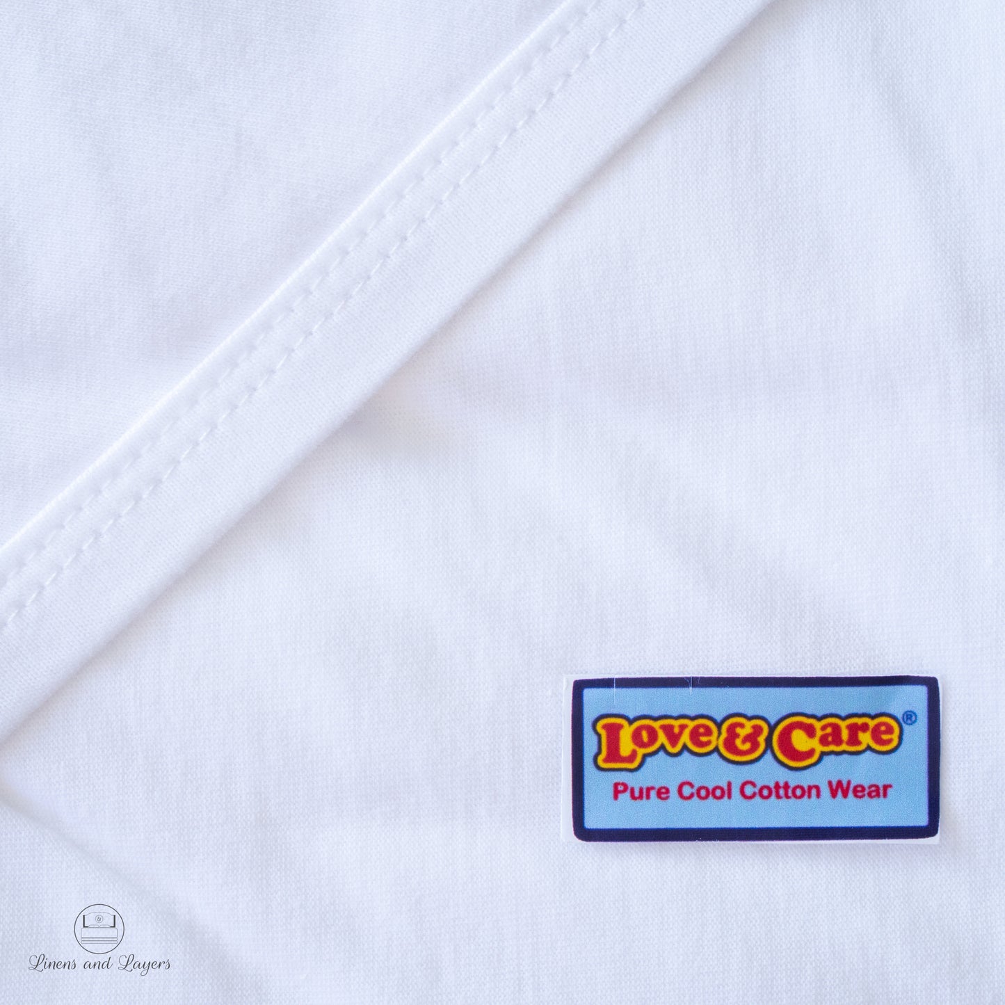 Love & Care - Pure Cotton Hooded Receiving Blanket for Newborn Baby