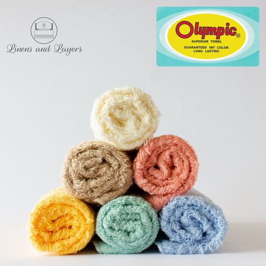 Olympic Face Towel (430 GSM) - DK-1212 Terrycloth - 12x12 inches