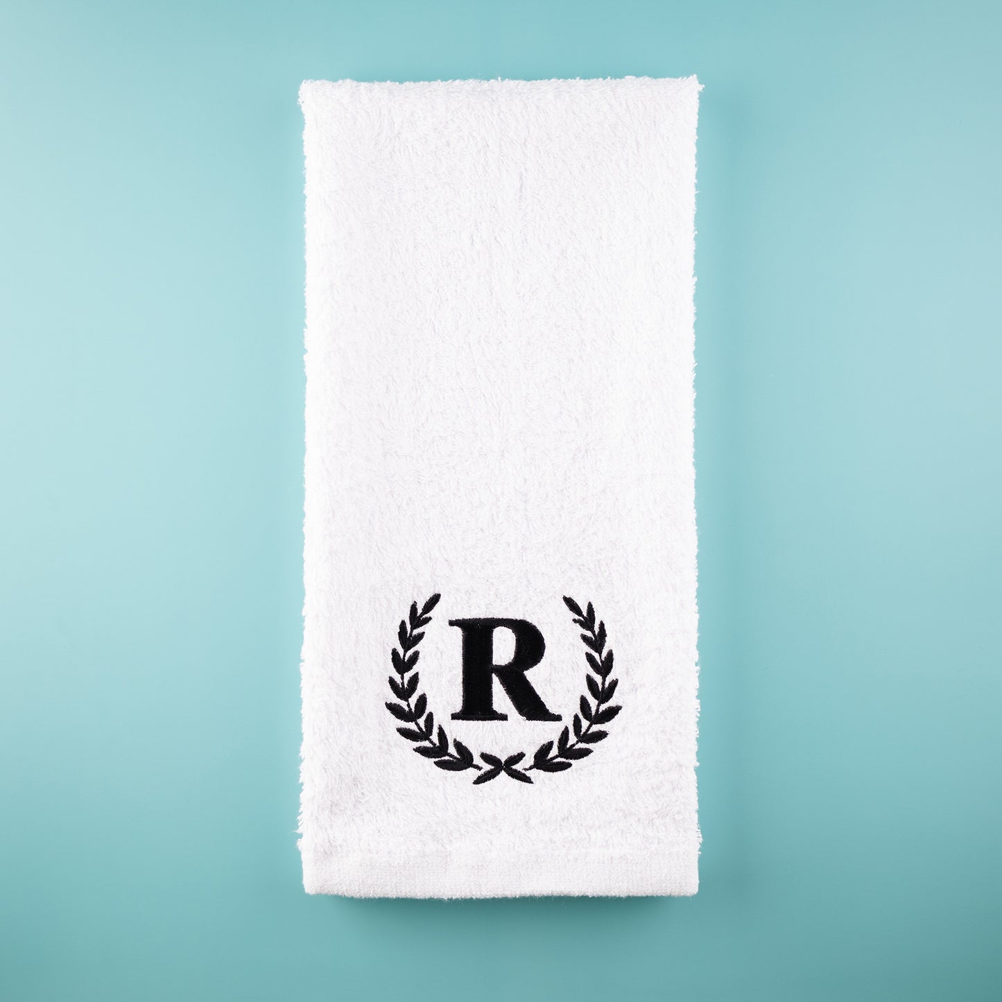 Gift Box - Personalized Lounge Hand Towel with Single Letter Initial (~500 GSM)