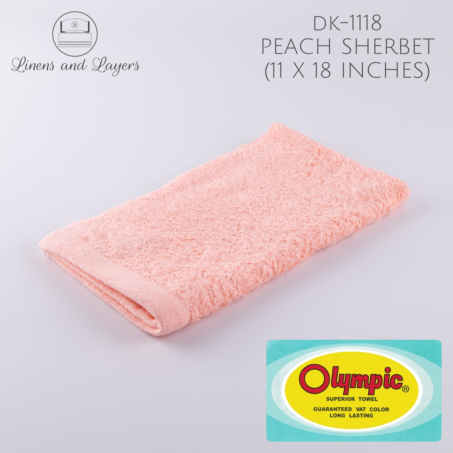 Olympic Mini Hand Towel (391 GSM) - DK-1118 Terrycloth - 11x18 inches