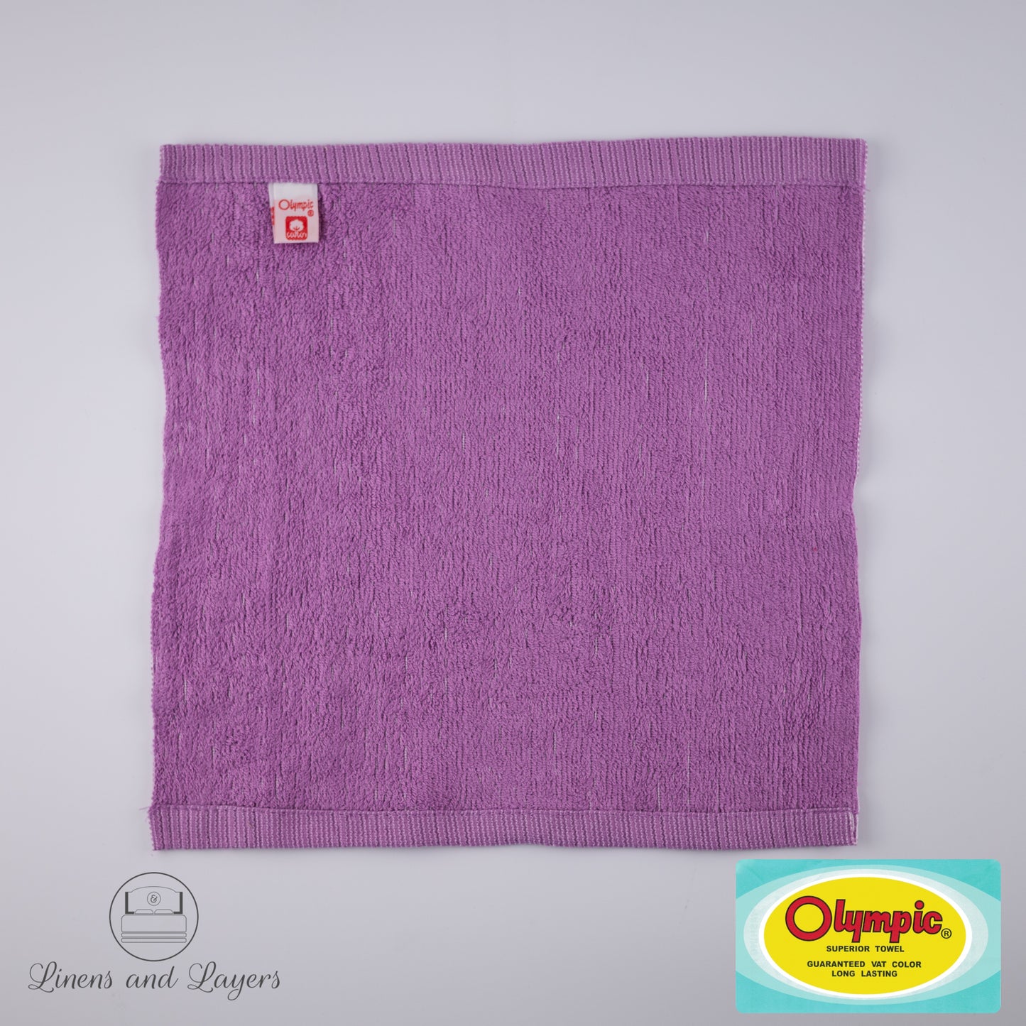 Olympic Face Towel (256 GSM) - T22 Terrycloth - 11x11.5 inches