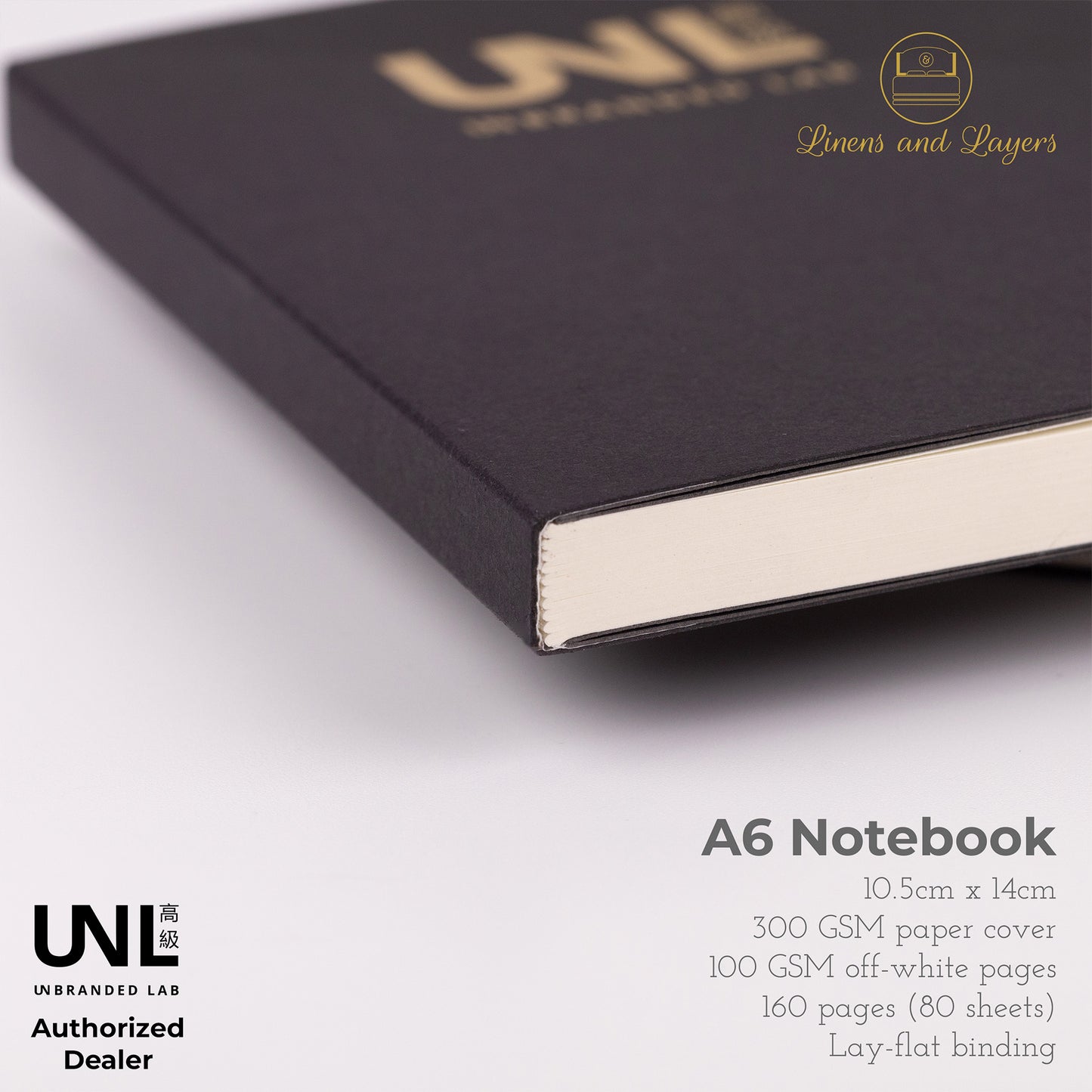 Unbranded Lab Minimalist A6 Notebook / Planner / Bullet Journal - Dotted / Ruled