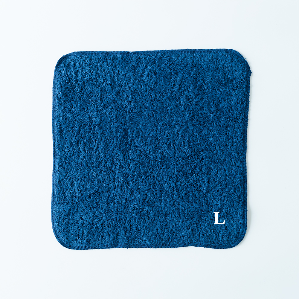 Gift Box - Personalized Lounge Face Towel with Single Letter Initial(~450 GSM)