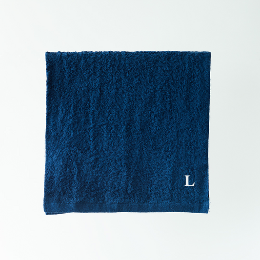 Gift Box - Personalized Lounge Hand Towel with Single Letter Initial (~500 GSM)