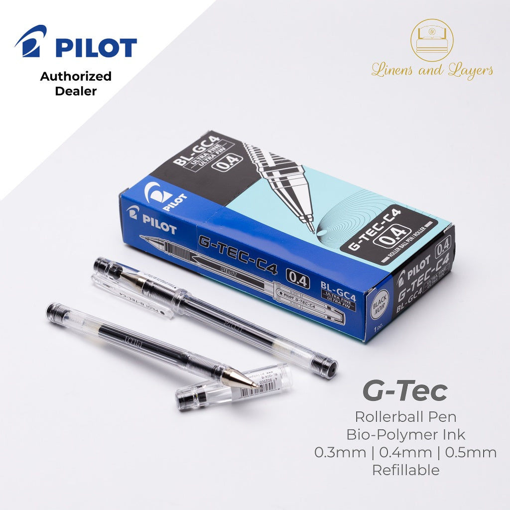 Pilot G-Tec-C Roller ball Pen - BL-GC - 0.3mm | 0.4mm | 0.5mm