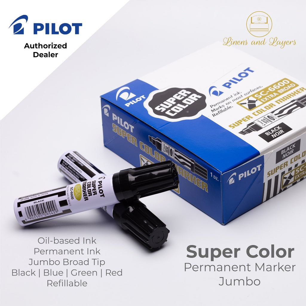 Pilot Super Color Jumbo Permanent Marker - SC-6600 - Jumbo