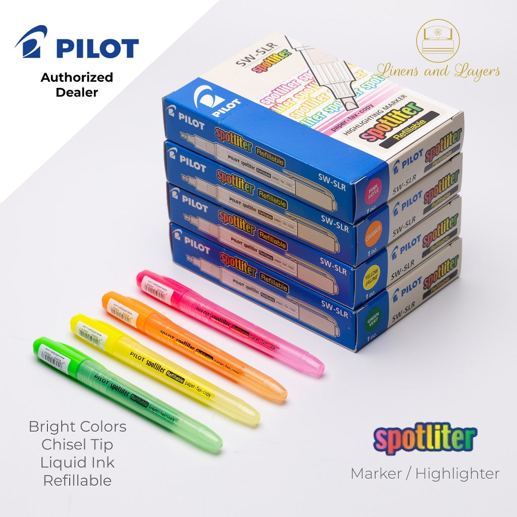 Pilot Spotliter Refillable Highlighter / Marker - SW-SLR - 4.0mm