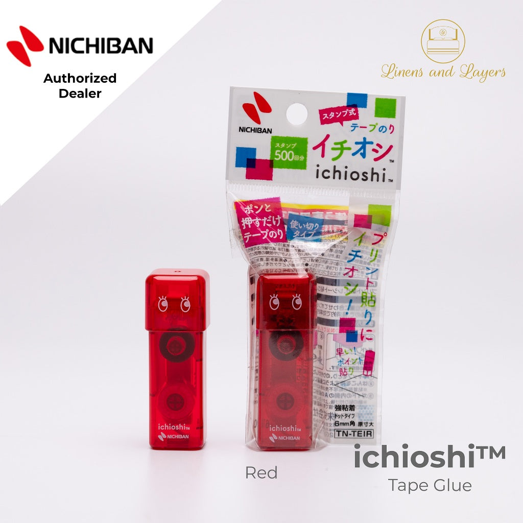 Nichiban Tenori Ichioshi (One Push) Tape Glue Stamp Adhesive - TN-TEI - 6mm