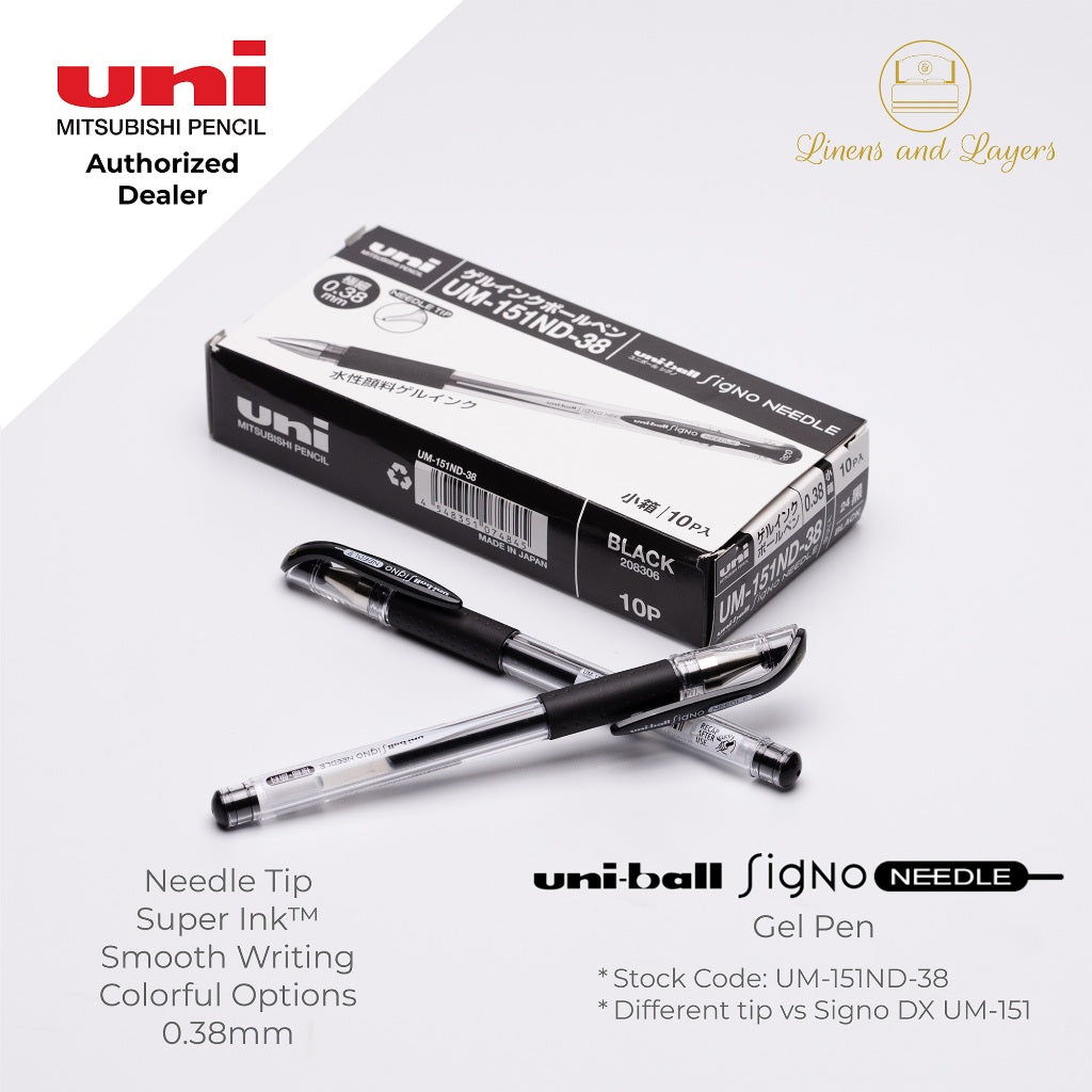 Uni Uni-Ball Signo Needle Gel Pen - UM-151ND - 0.38mm