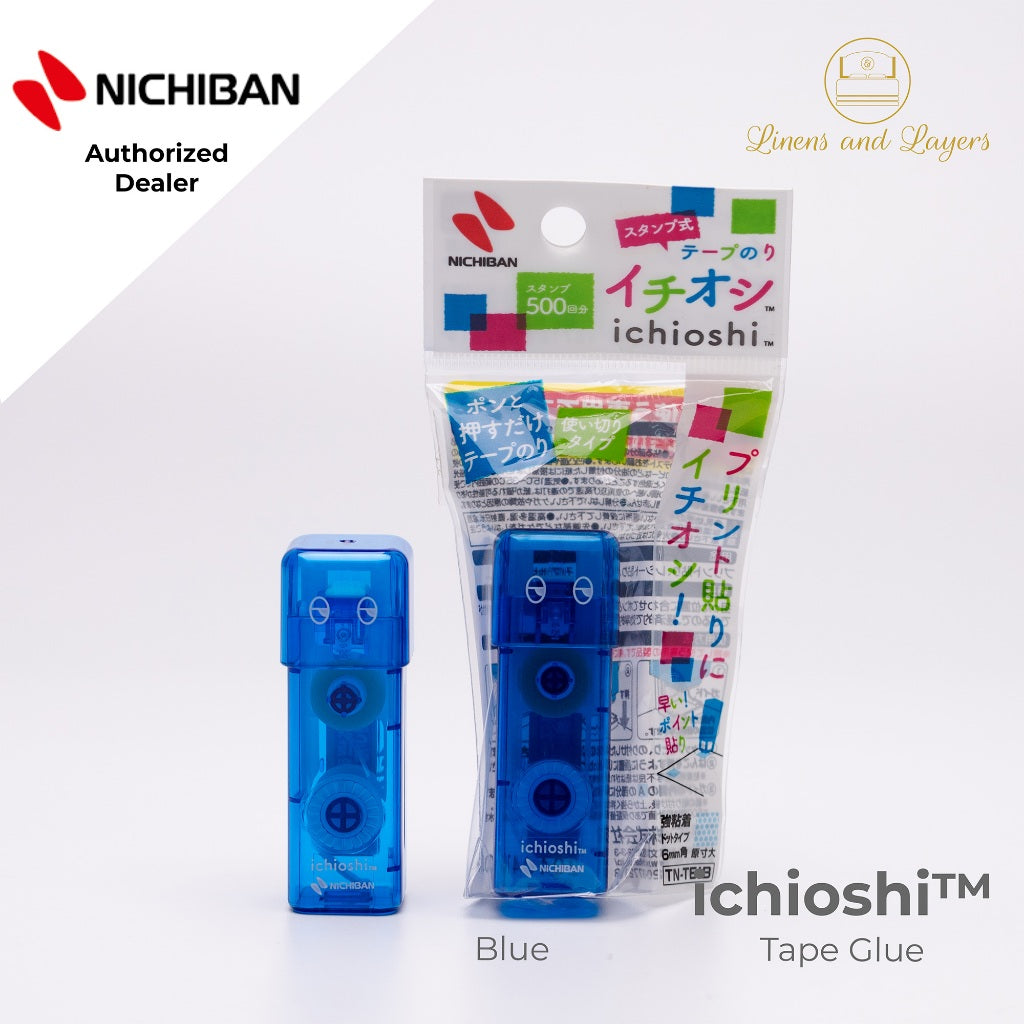 Nichiban Tenori Ichioshi (One Push) Tape Glue Stamp Adhesive - TN-TEI - 6mm