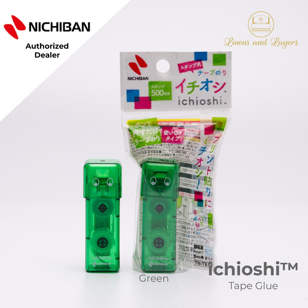 Nichiban Tenori Ichioshi (One Push) Tape Glue Stamp Adhesive - TN-TEI - 6mm