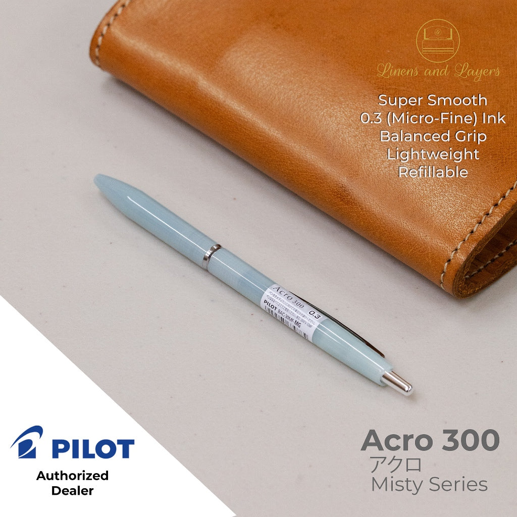 Pilot Acro 300 Misty Series Micro Fine Ballpoint Pen - BAC-30MF - 0.3mm