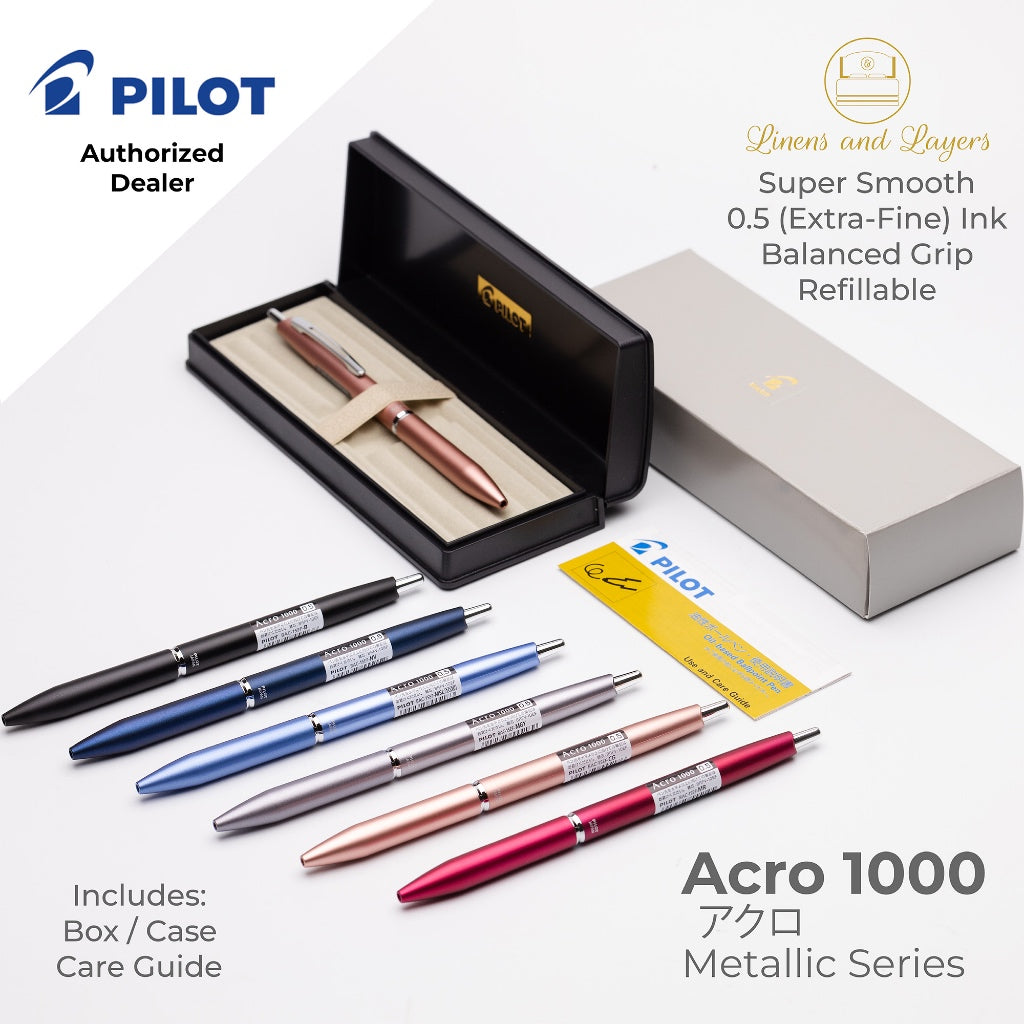 Pilot Acro 1000 Extra Fine Ballpoint Pen - BAC-1SEF - 0.5mm