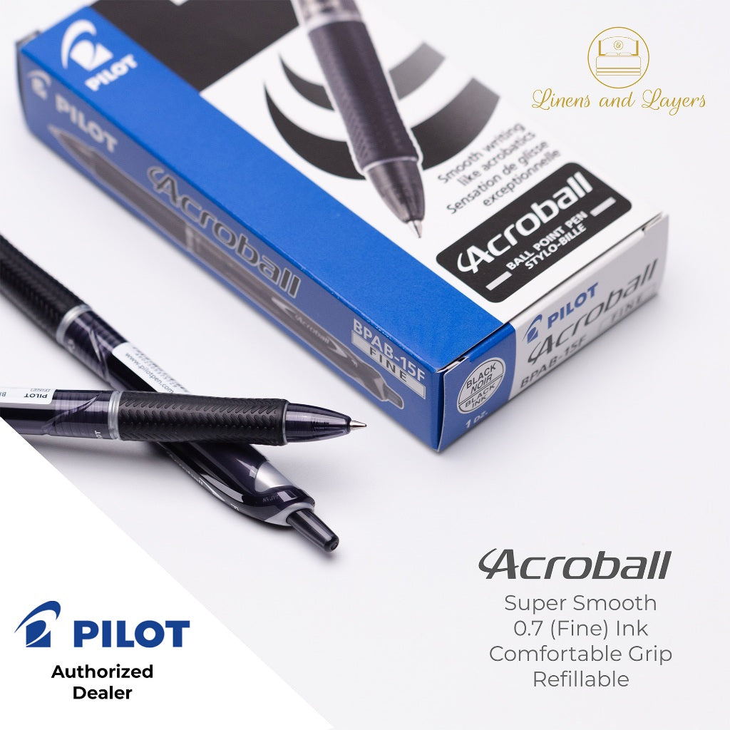 Pilot Acroball Fine Ballpoint Pen - BPAB-15F - 0.7mm