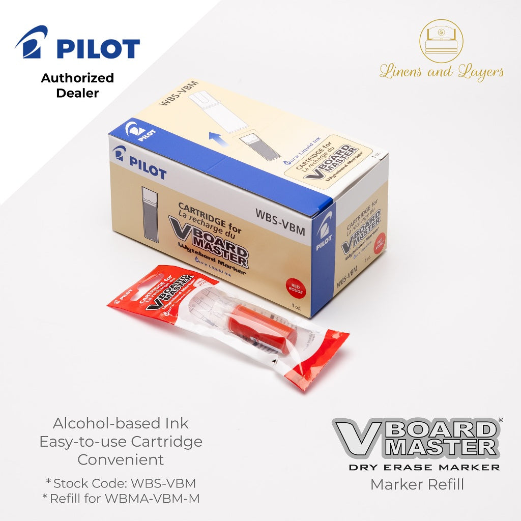 Pilot V Board Master Ink Refill Cartridge - WBS-VBM