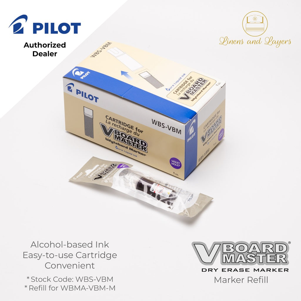 Pilot V Board Master Ink Refill Cartridge - WBS-VBM