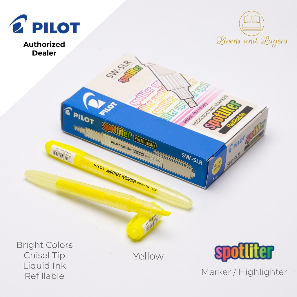 Pilot Spotliter Refillable Highlighter / Marker - SW-SLR - 4.0mm