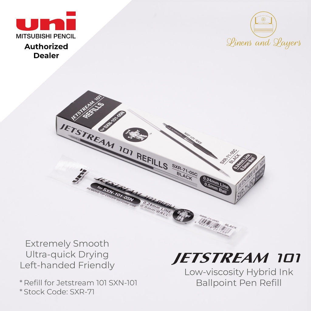 Uni Jetstream 101 Ballpoint Refill (for SXN-101) - SXR-71 - 0.5mm | 0.7mm