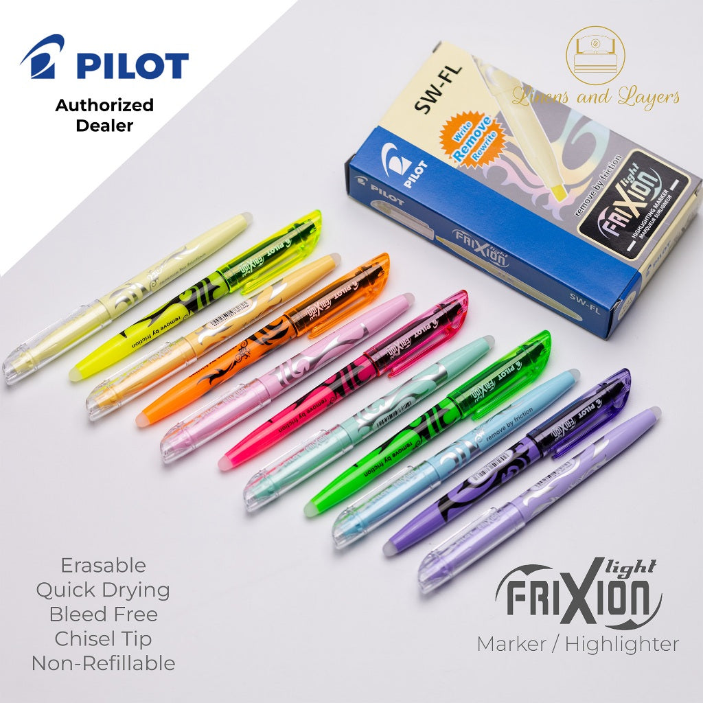 Pilot Frixion Light Erasable Highlighter / Marker - SW-FL - 4.0mm