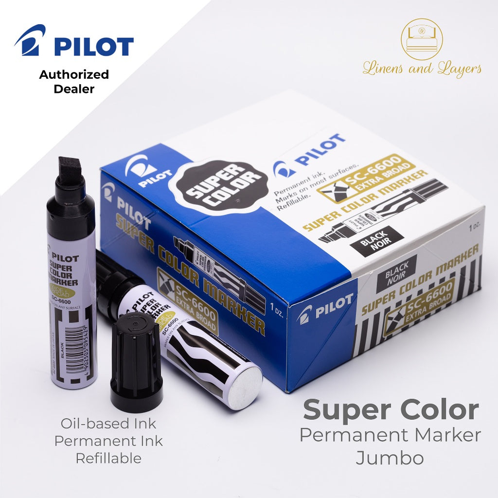 Pilot Super Color Jumbo Permanent Marker - SC-6600 - Jumbo