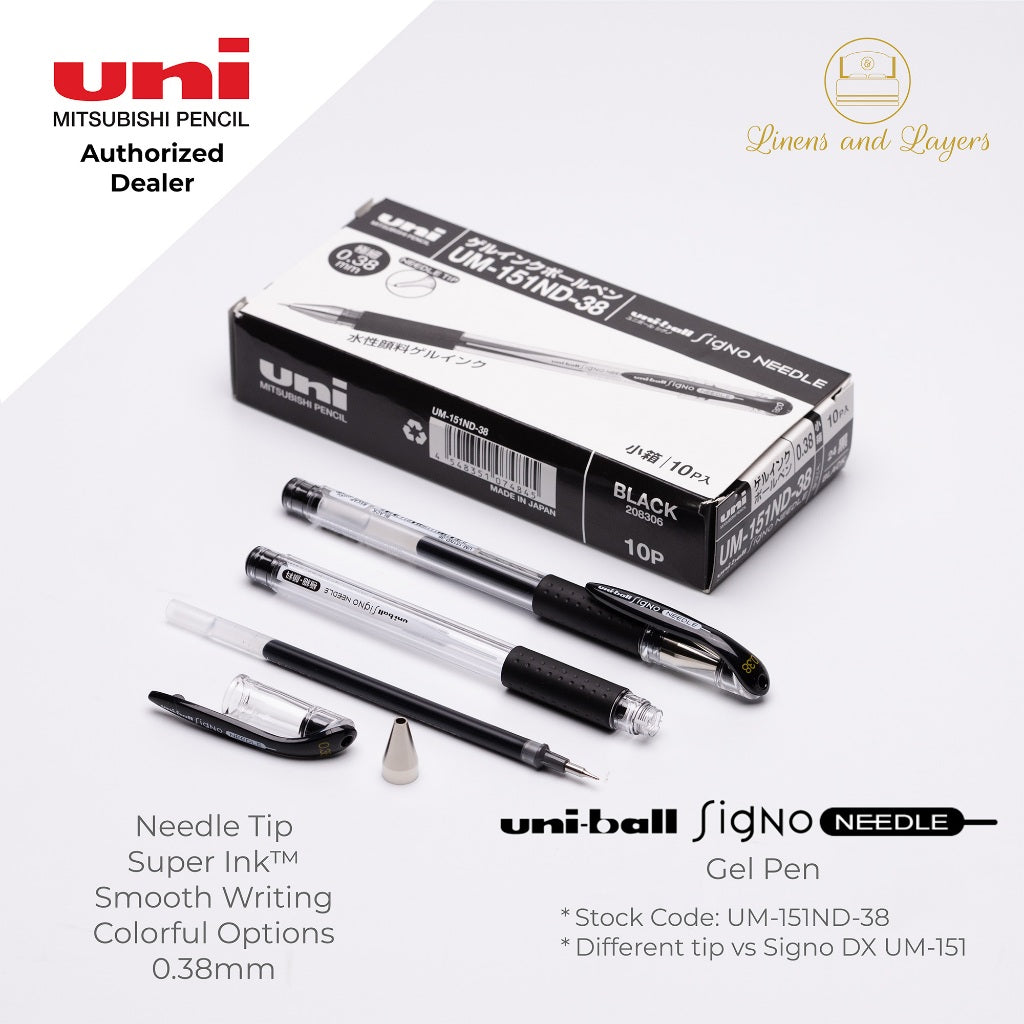 Uni Uni-Ball Signo Needle Gel Pen - UM-151ND - 0.38mm