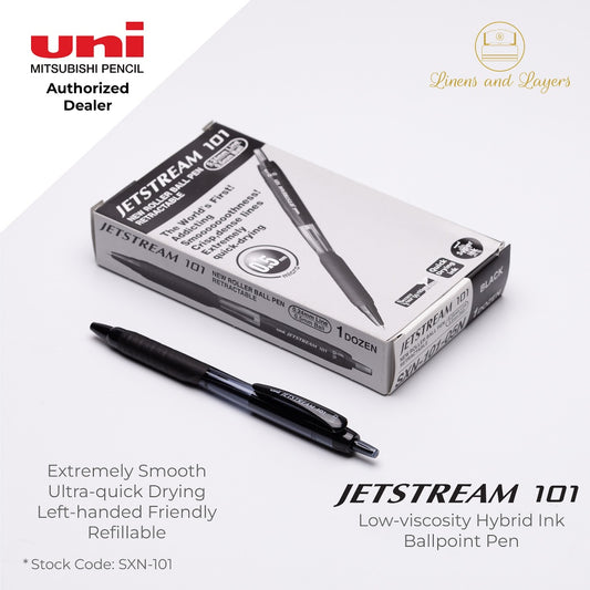 Uni Jetstream 101 Retractable Ballpoint Pen - SXN-101 - 0.5mm / 0.7mm