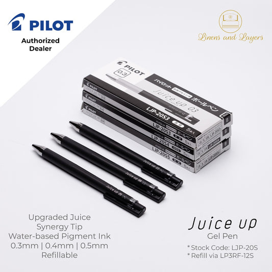 Pilot Juice Up Retractable Gel Pen - LJP-20S - 0.3mm | 0.4mm | 0.5mm