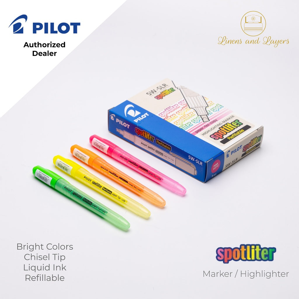 Pilot Spotliter Refillable Highlighter / Marker - SW-SLR - 4.0mm