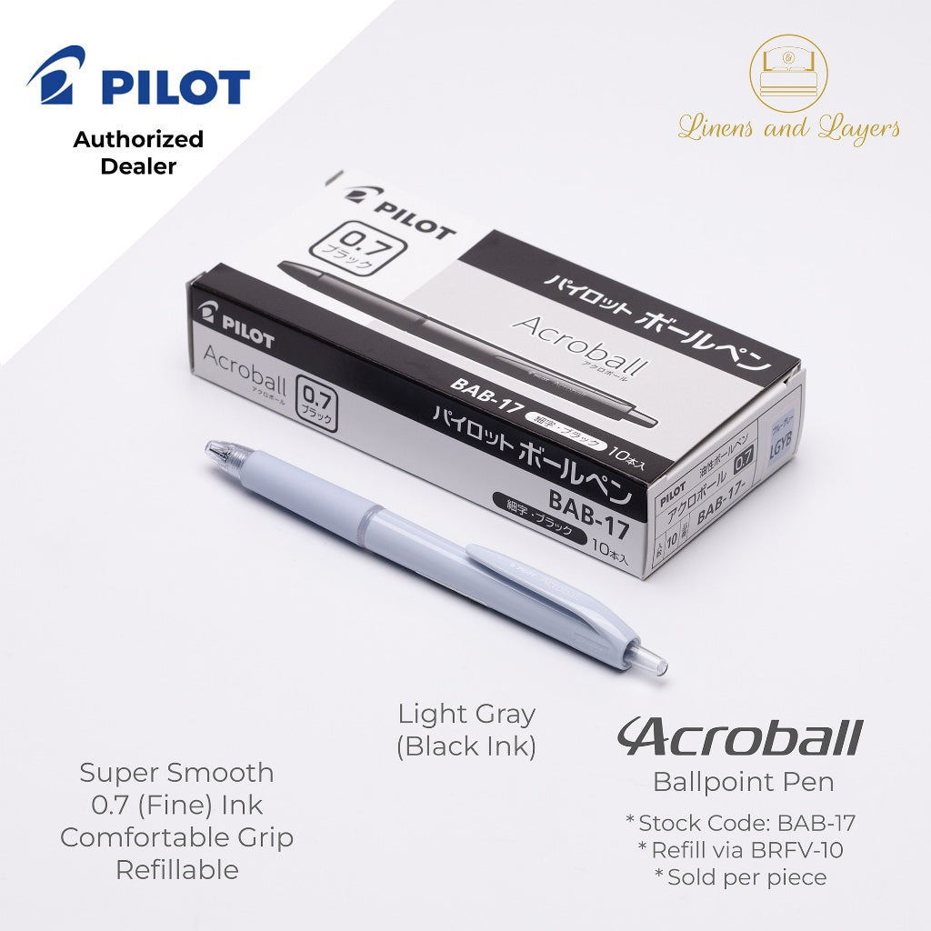 Pilot Acroball Fine Ballpoint Pen - BAB-17 - 0.7mm