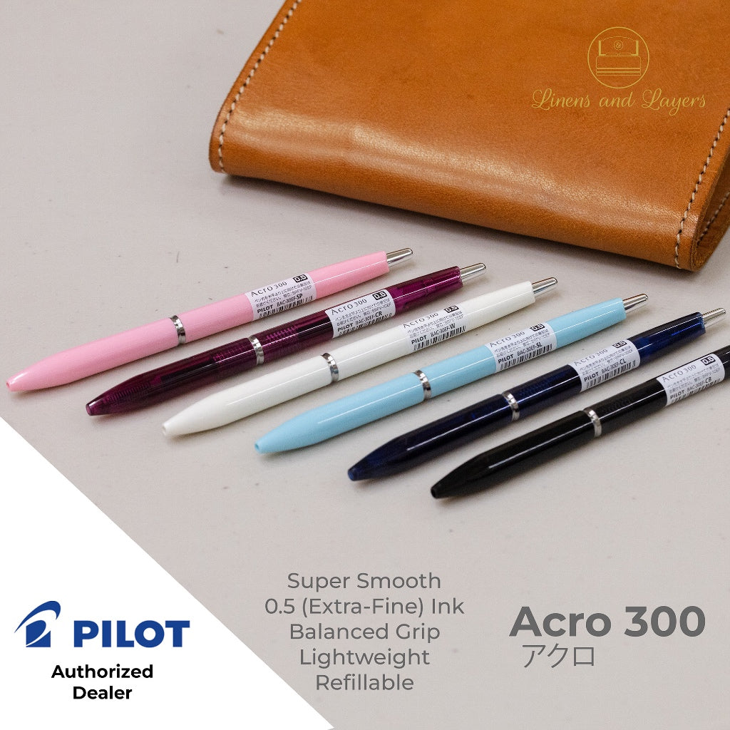 Pilot Acro 300 Extra Fine Ballpoint Pen - BAC-30EF - 0.5mm