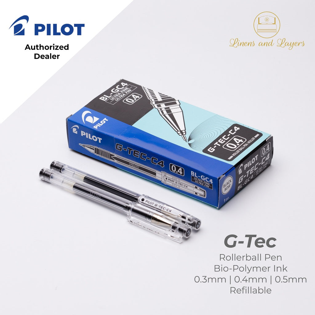 Pilot G-Tec-C Roller ball Pen - BL-GC - 0.3mm | 0.4mm | 0.5mm