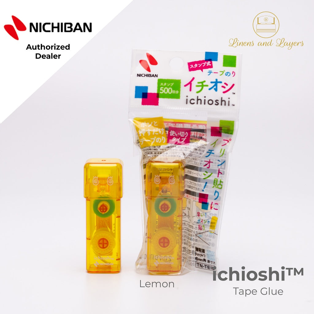 Nichiban Tenori Ichioshi (One Push) Tape Glue Stamp Adhesive - TN-TEI - 6mm