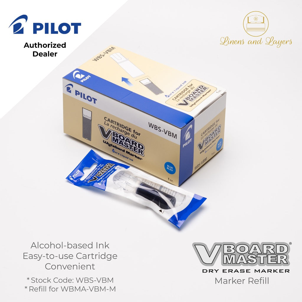 Pilot V Board Master Ink Refill Cartridge - WBS-VBM