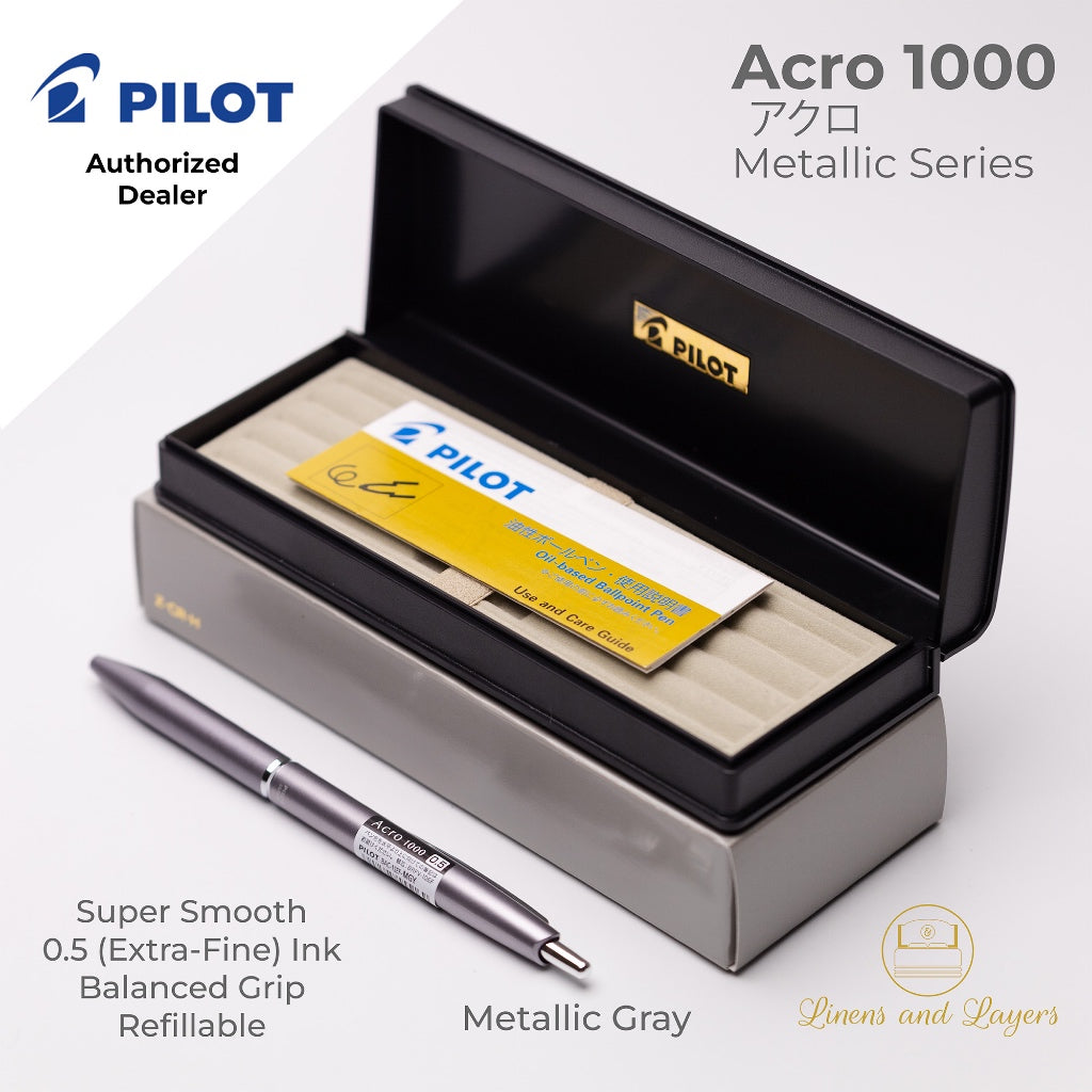 Pilot Acro 1000 Extra Fine Ballpoint Pen - BAC-1SEF - 0.5mm