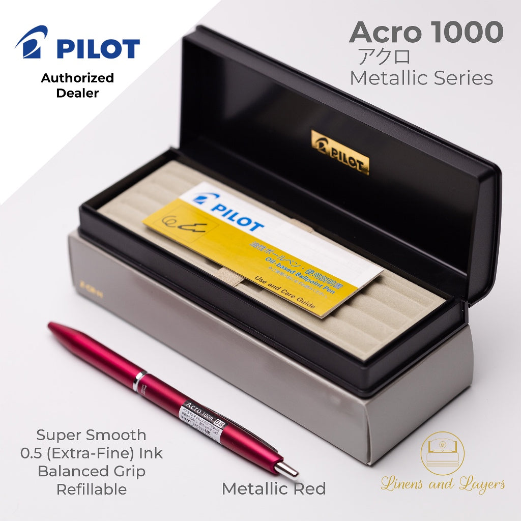 Pilot Acro 1000 Extra Fine Ballpoint Pen - BAC-1SEF - 0.5mm