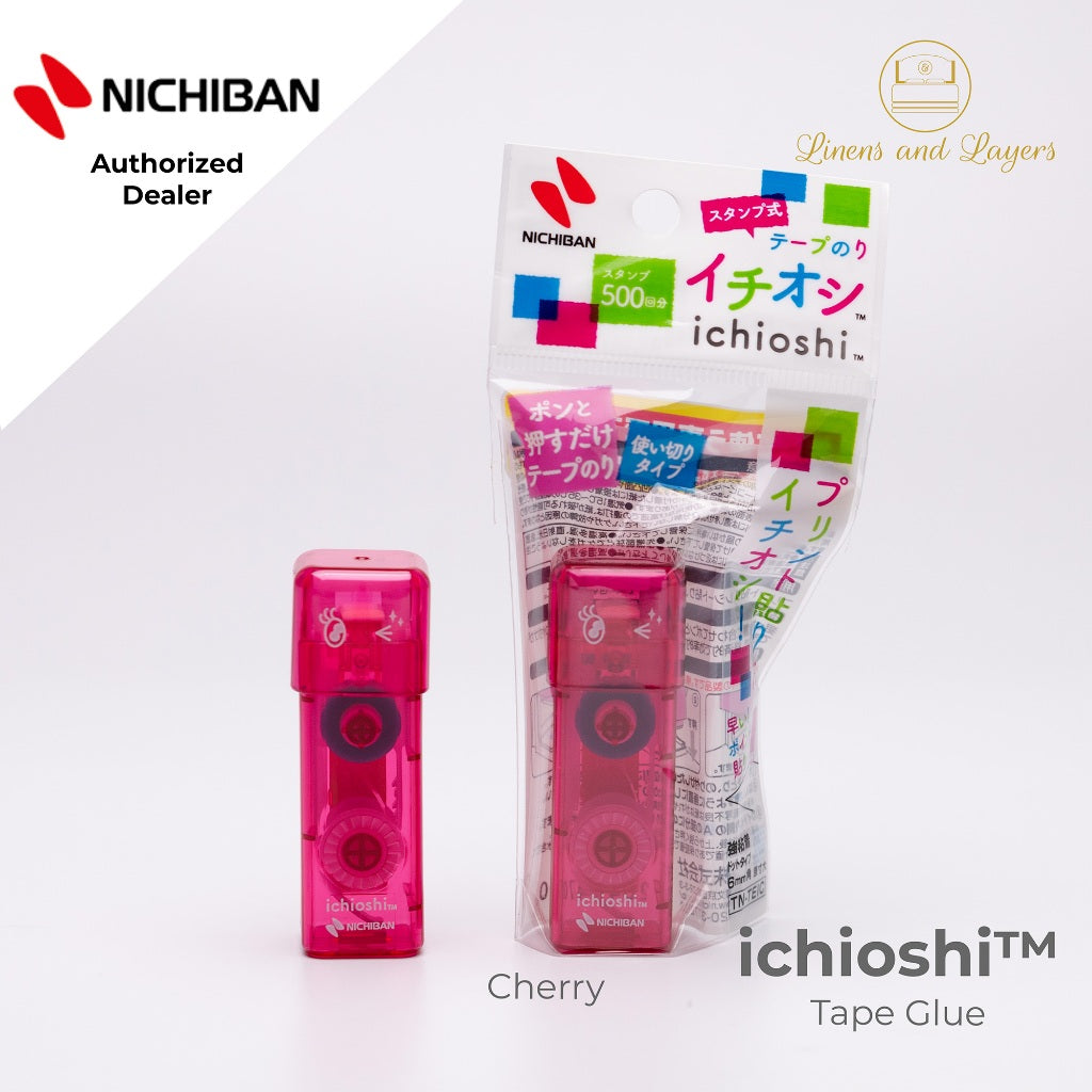 Nichiban Tenori Ichioshi (One Push) Tape Glue Stamp Adhesive - TN-TEI - 6mm