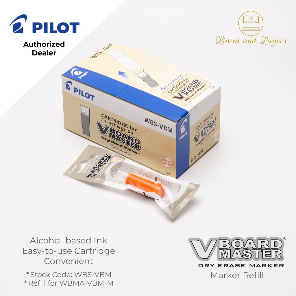 Pilot V Board Master Ink Refill Cartridge - WBS-VBM