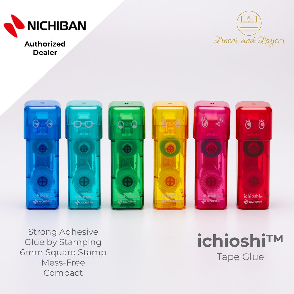 Nichiban Tenori Ichioshi (One Push) Tape Glue Stamp Adhesive - TN-TEI - 6mm