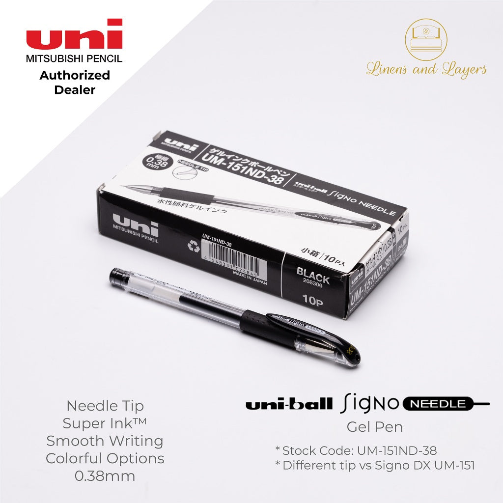 Uni Uni-Ball Signo Needle Gel Pen - UM-151ND - 0.38mm