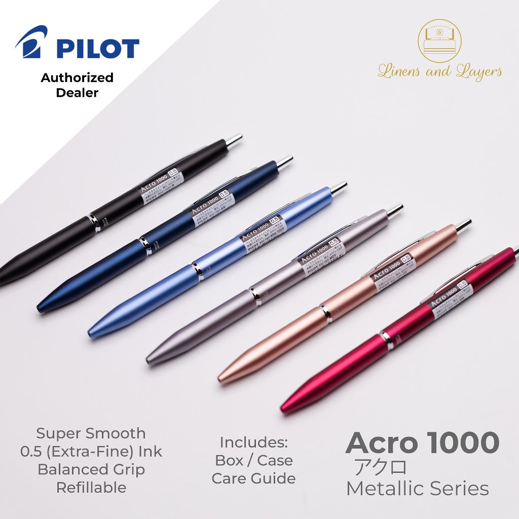 Pilot Acro 1000 Extra Fine Ballpoint Pen - BAC-1SEF - 0.5mm