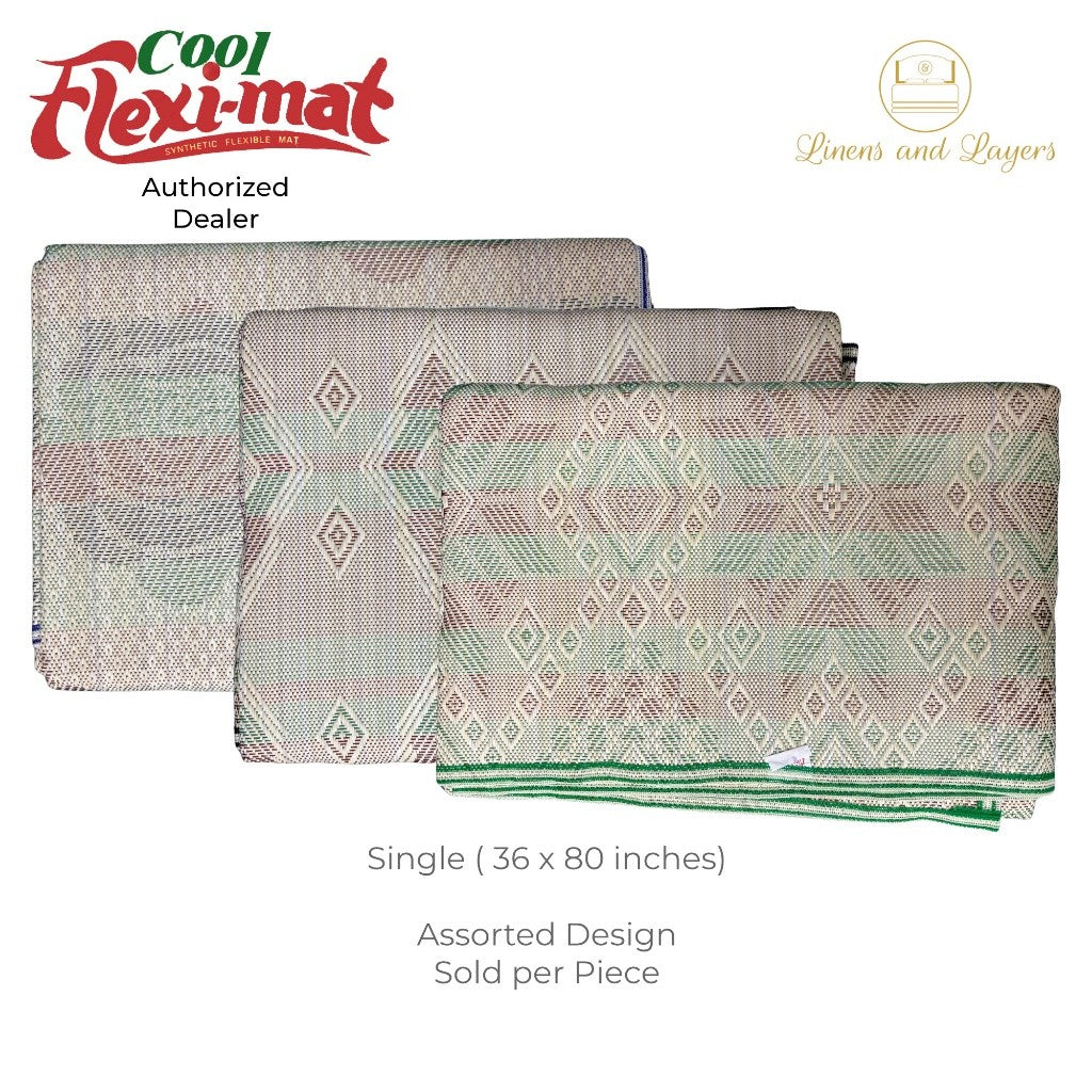 Flexi-Cool / Flexi-mat Cool Synthetic Flexible Mat / Plastic Mat / Banig - Authentic - 1pc