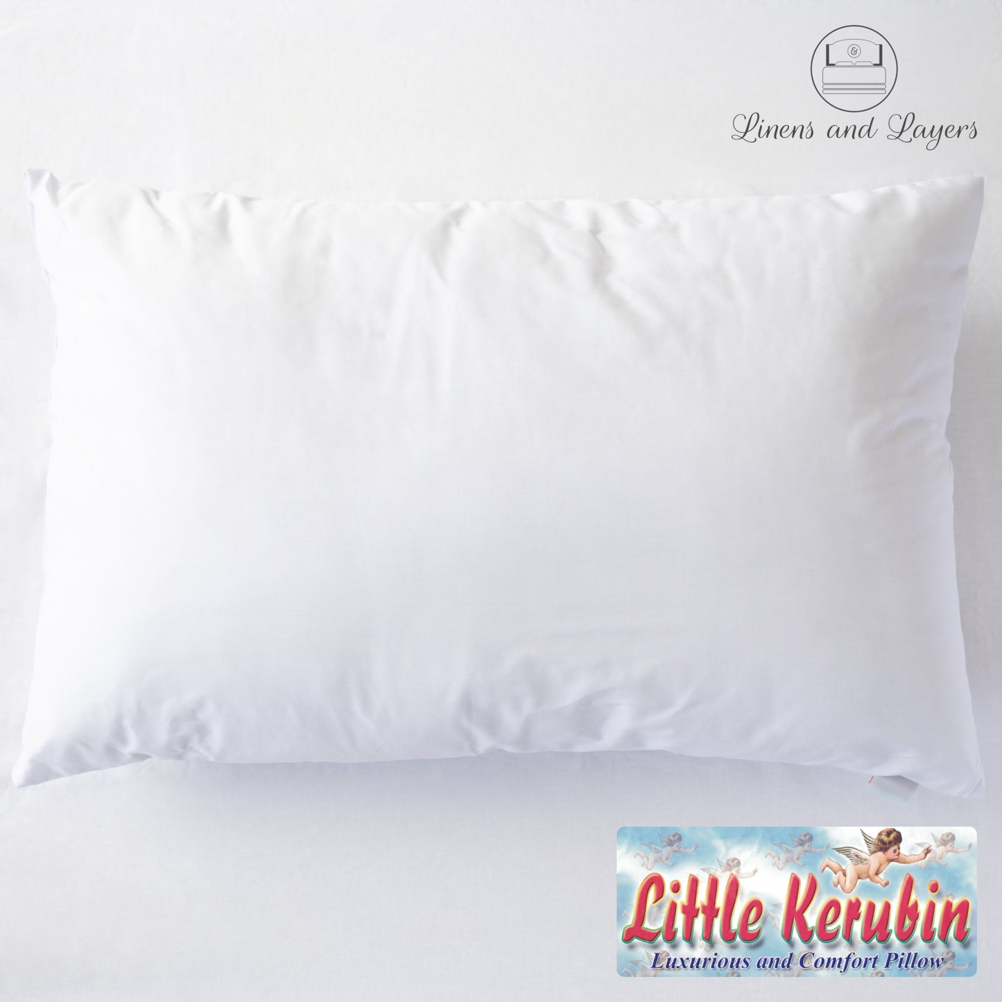 Little Kerubin Anti-Allergy Magic Pillow (Vacuum Packed) - Plain White