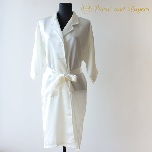 Sylvia Satin / Bridal Robe for Adult