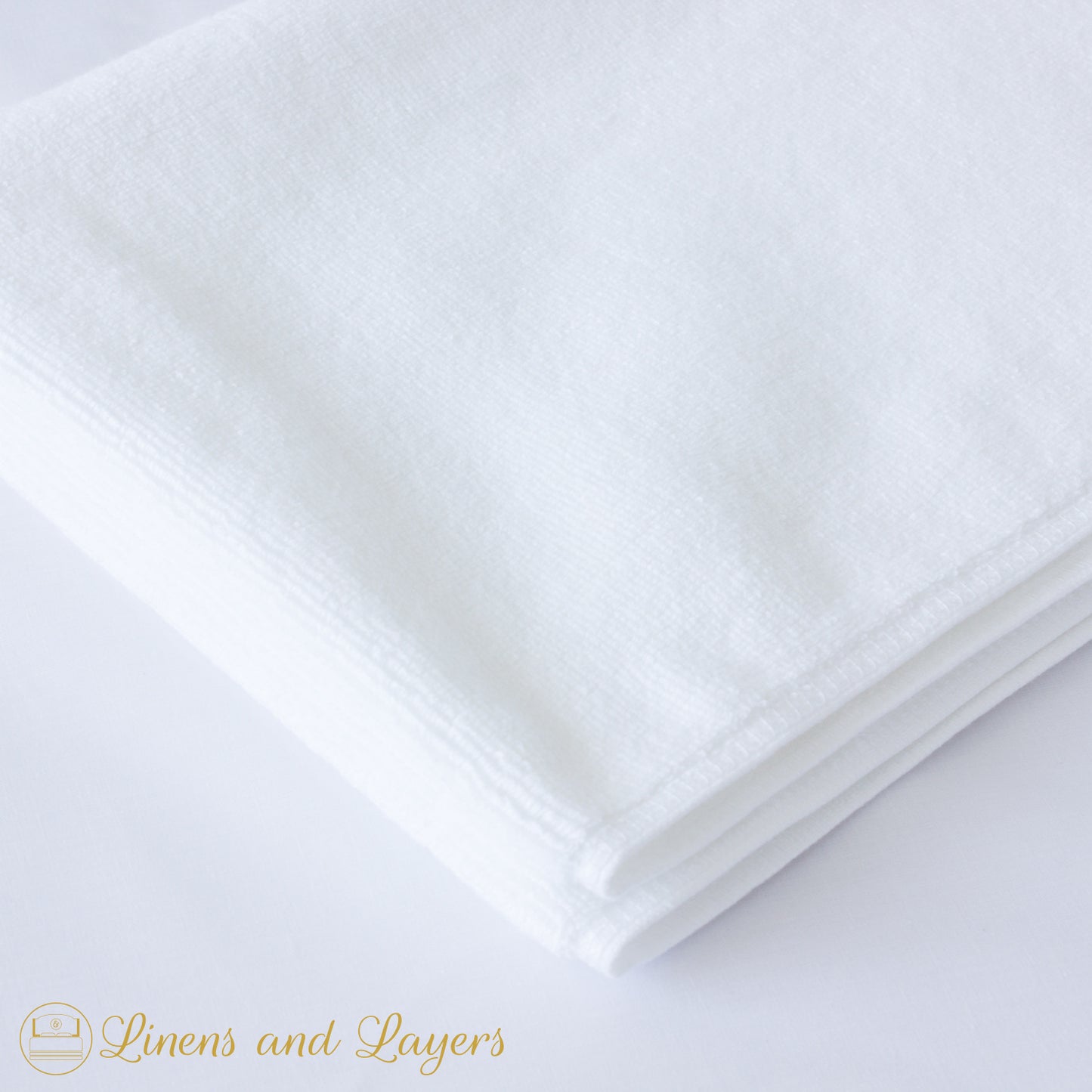 Hotel Quality White Foot Towel / Bath Mat / Floor Towel (775 GSM) - Pure Cotton - 20x30 inches