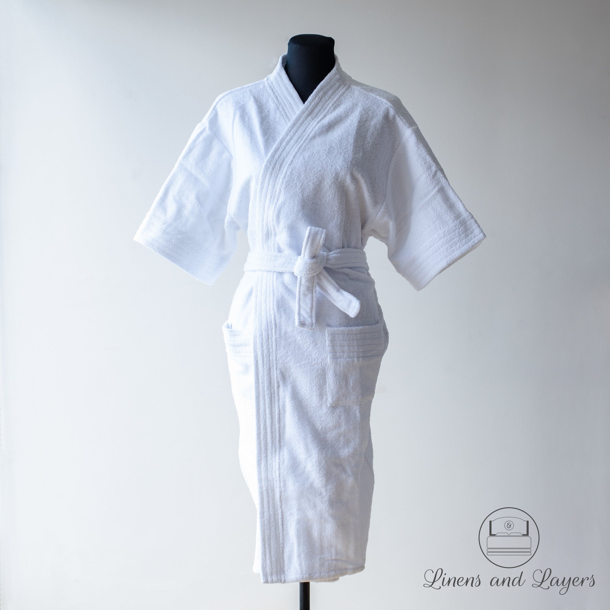 Bathrobe kimono style sale